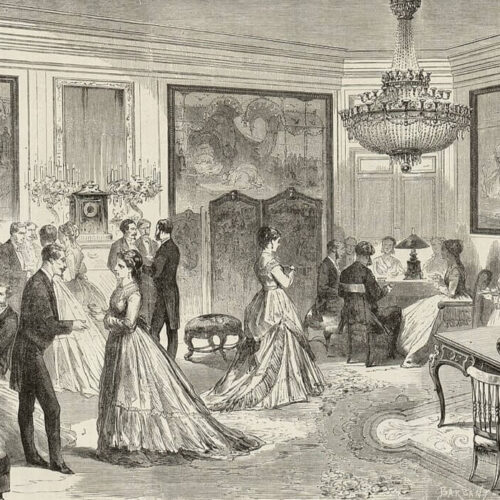 chateau de compiegne series in the salon de tea